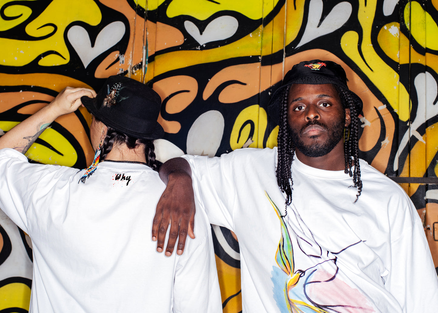 TEE-SHIRT OVERSIZE UNISEXE - Colibris - HAND MADE DESIGN