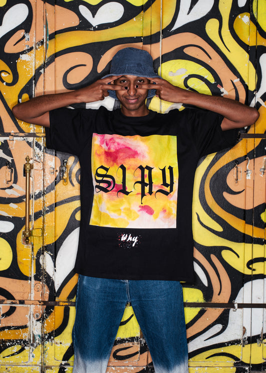 TEE-SHIRT OVERSIZE UNISEXE - SLAY - HAND MADE DESIGN